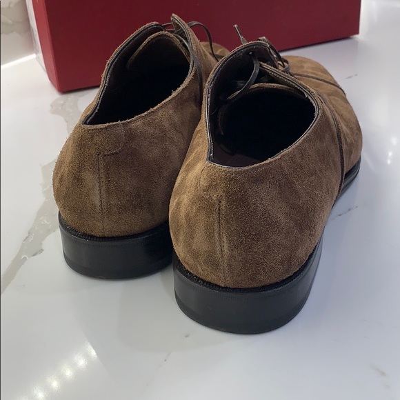 Salvatore Ferragamo 11.5E suede brown - Picture 5 of 7